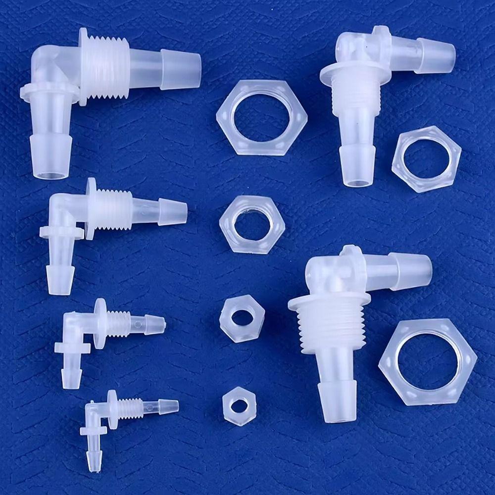 10Pcs M6-G1/2 To 2.4-11.1mm Water Hose Joint for Aquarium Fish Tank Fittings