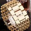 UTHAI W29 New Watch For Women Fashion Light Luxury Square Diamond Quartz Watches Clock Lady's Gold Stainless Steel Bracelet