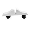 Privacy Screen Wood Holder Adjustable Wooden Room Divider Panel Feet Support Bracket with Wheels for Office Home Space