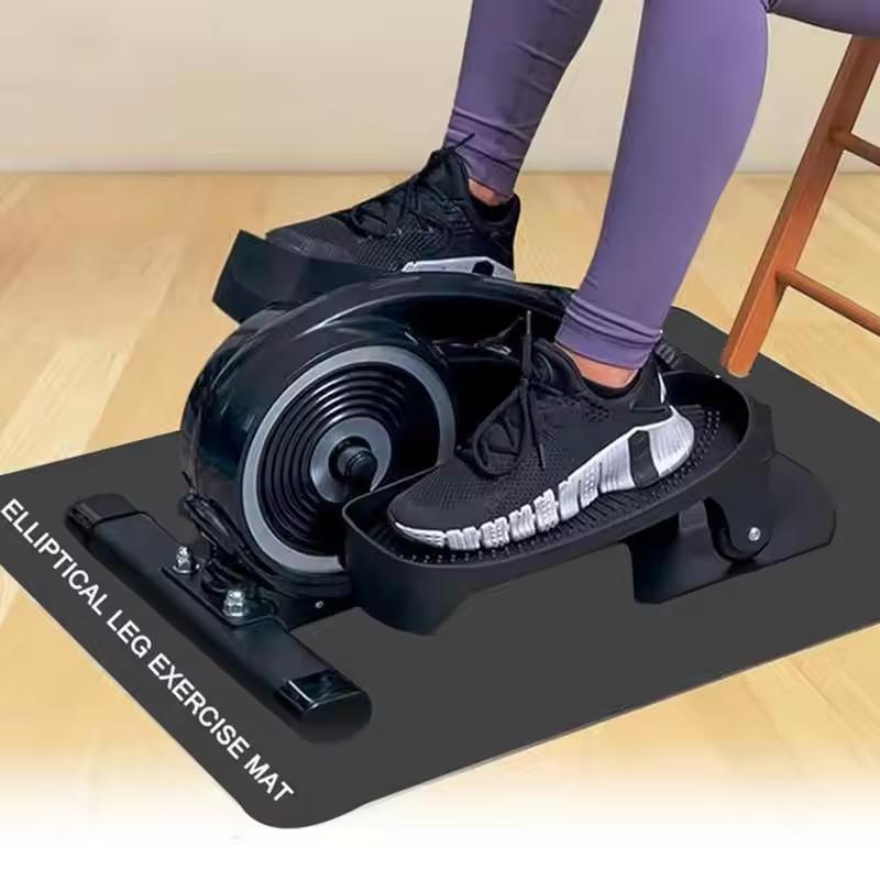 Ellipse Leg Exerciser Machine Mat Non-Slip Foot Pedal Exerciser Mat Soft Stepper Floor Mat Enhance Stability for Fitness Sports