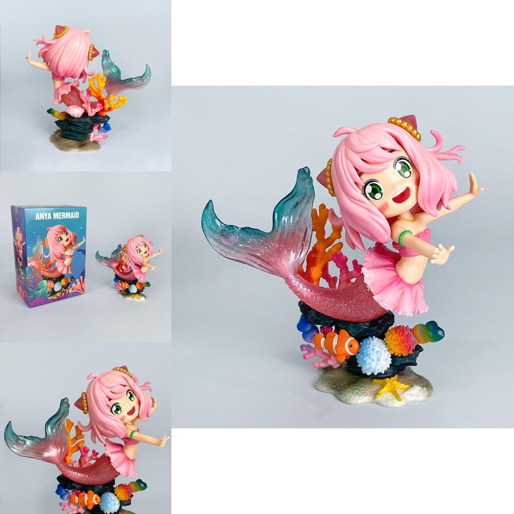 Spy×family Anya Underwater Mermaid Design Model Desktop Decoration Ornament For Desk Decor And Gift Ideas