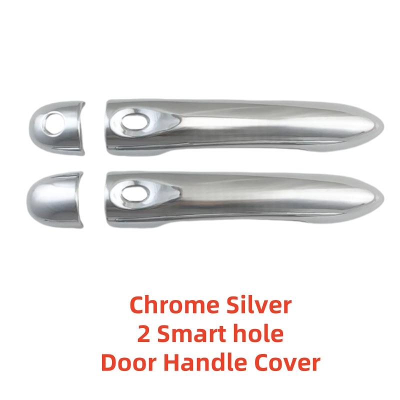 

Car ABS Black Carbon Accessories Plated Door Handle Cover Trim Paste Style 2011 2012 2013 2014 For Renault Megane RS Trophy Chrome 2 Smart hole