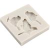 Sijiangmold Bird Silicone Molds Owls Tree Branch Fondant Mold Flower Leaves Silicone Molds For Cake Decorating Candy Chocolate Gum Paste Crafting