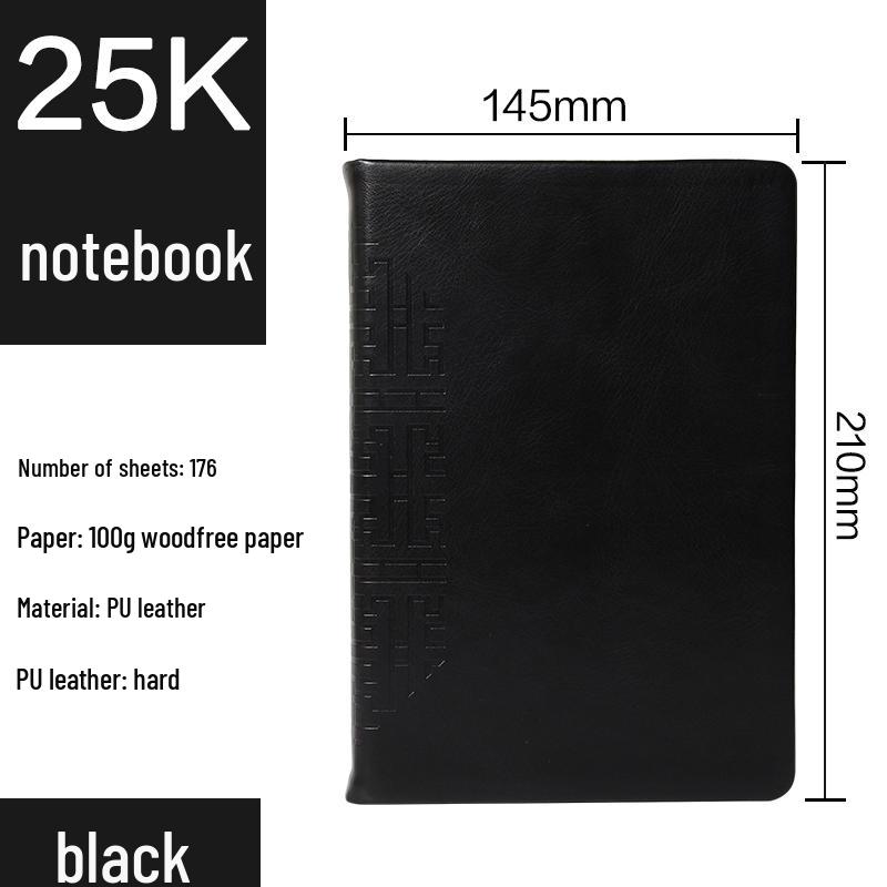 A5 Business Notebook Diary - Large Meeting Record Book, Office Supplies
