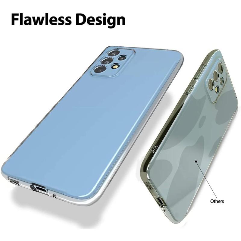 Прозрачный мягкий силиконовый чехол для Samsung Galaxy A05S A05 A04S A04E A14 A24 A34 A54 A23 A33 A53 A73 S21 S22 S23 Ultra Plus FE Ультратонкий прозрачный чехол