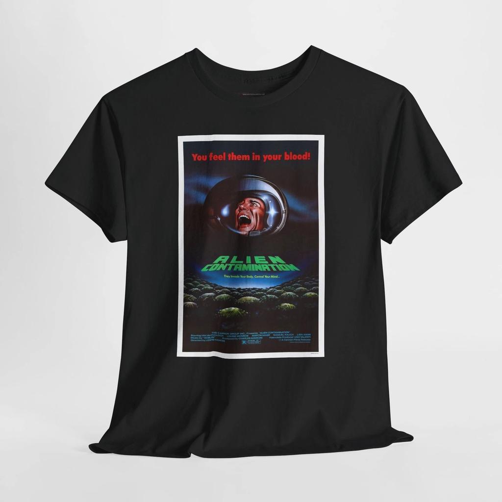 Contamination 1980 Retro Movie Poster Horror Unisex Graphic T-Shirt