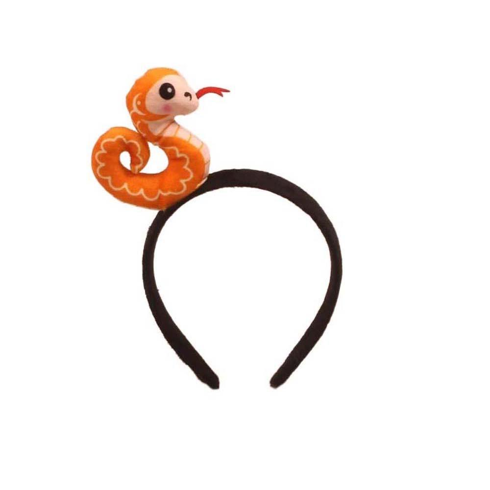 Korean Style Plush Snake Headband Headwear New Year Hair Hoop Creative Plush Snake Hairband  Party