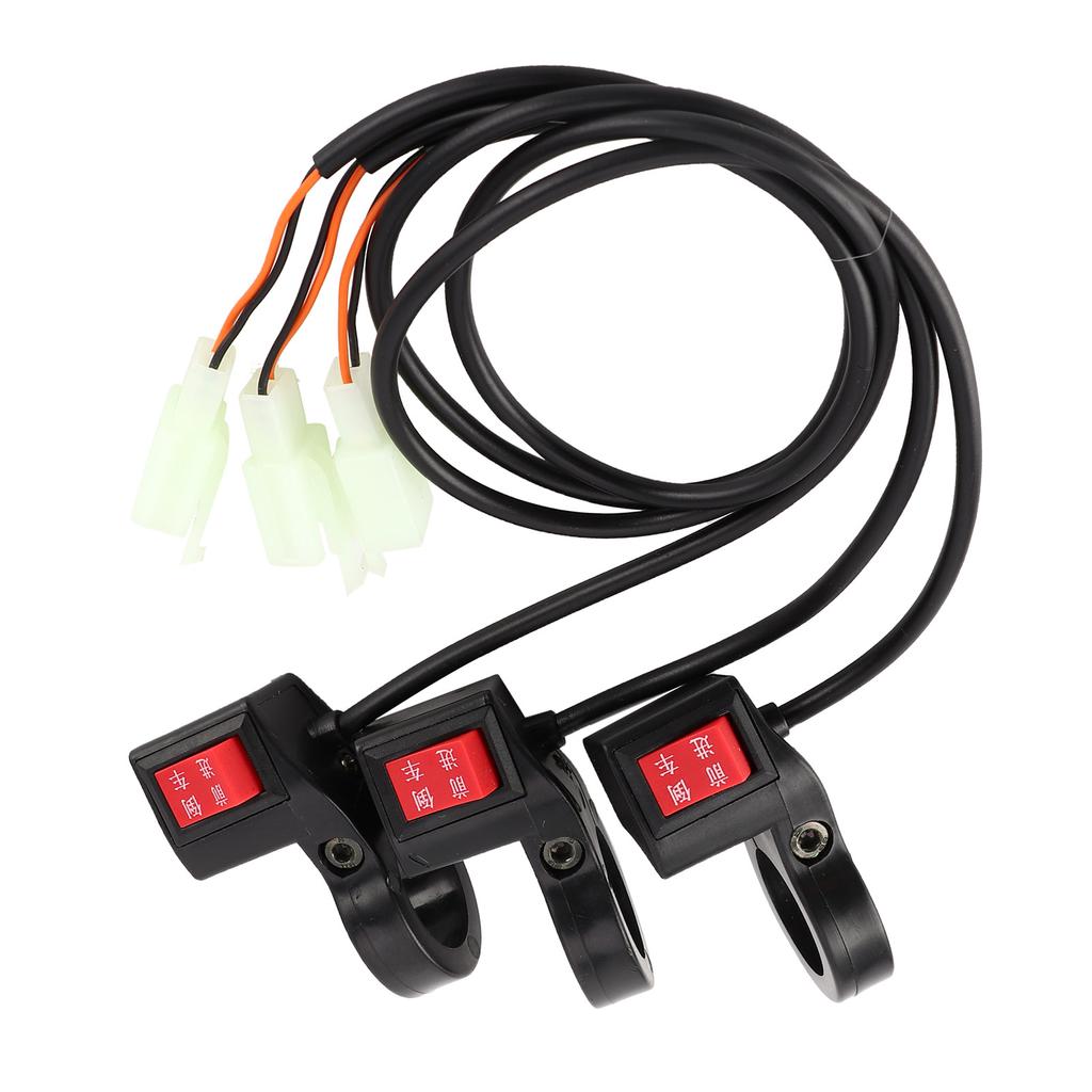 3Pcs Electric Bicycle Scooter Handlebar Forward and Reverse Gear Switch Replacement
