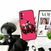 H-Hazbin H-Husk Phone Case For Samsung Galaxy A73,A72,A71,A70,A53,A52,A51,Soft Silicone Black Cover