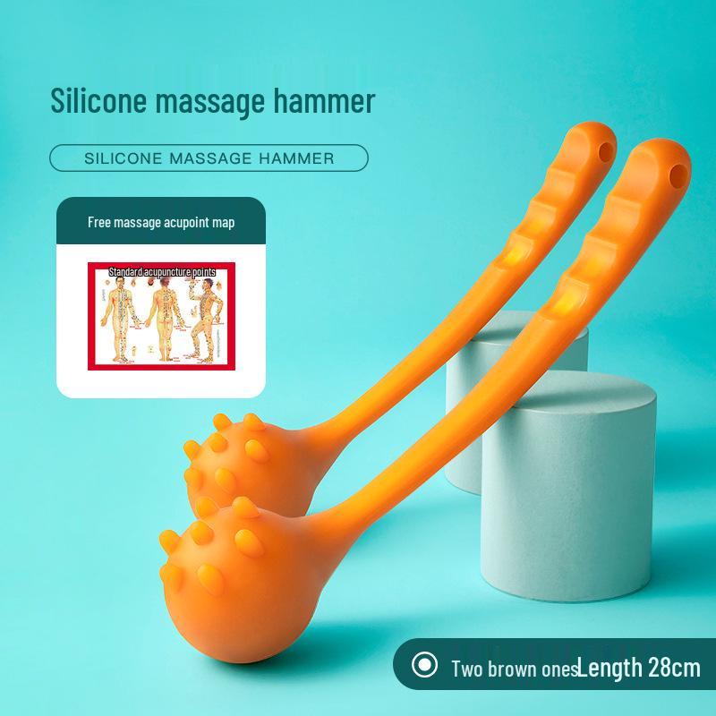 Cervical Silicone Massage Hammer for Back and Shoulders