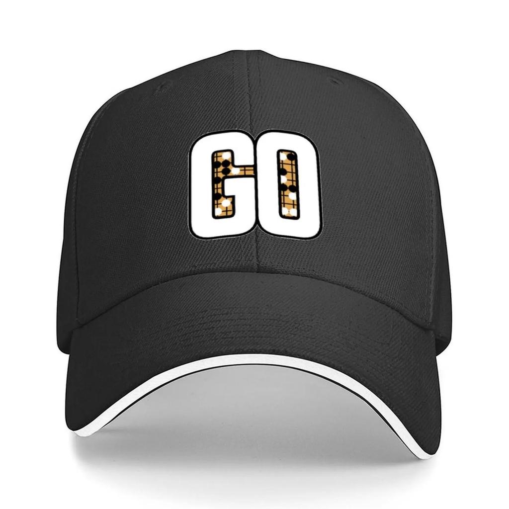 Go Board Game Baduk Baseball Cap Hat Unisex Sun Hat Streetwear Derby Hat Unisexs Hats Womens