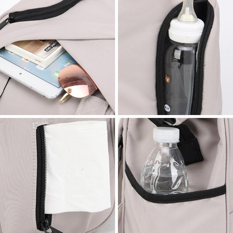 1pc Portable Mummy Bag Multifunctional Large Capacity Maternal Baby Supplies Storage Bag Baby Outdoor Trip Mummy Backpack