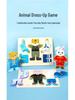 3D Animal Dress-Up Puzzle Blocks: Educational Wooden Toy for Boys & Girls