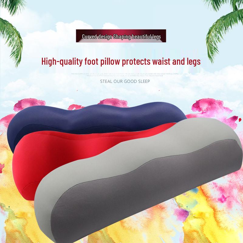 

Solid Color Multifunctional Pillow: Waist, Backrest, Foot, Leg Elevation, Massage & Body Shaping 45*17*11 синій