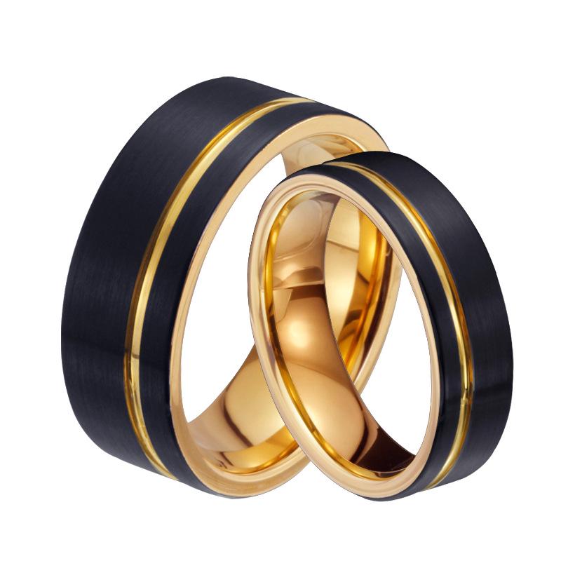 Obruchalnoe Kolco Aliexpress Polished Finish Men And Woman Tungsten Ring Dome With Ipg Black Rose Gold Plating Wholesale And Drop Shipping Krepkie Kolca Osnova Krepkogo Braka Kolca Iz Karbida Volframa Eto Tot