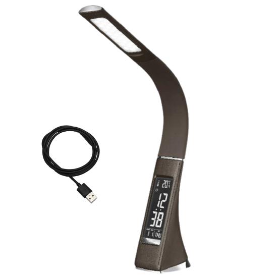 Lampă de masă LED Reglată luminozitate la atingere Controlul pâlpâirii Protecție gratuită a ochilor Design ecran digital Lumină albastră