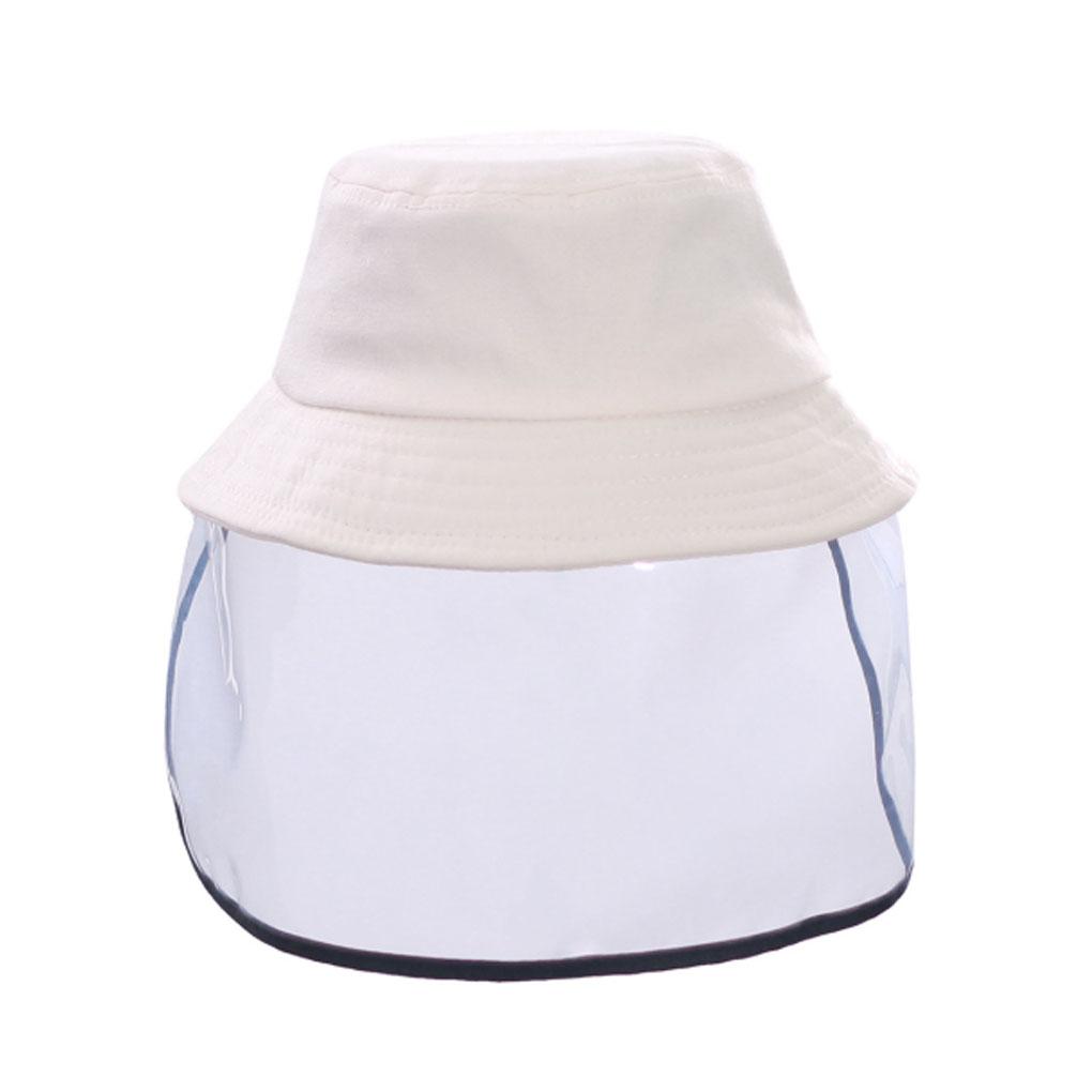 Kids Face Protection Hat Children Detachable Transparent Face Protection