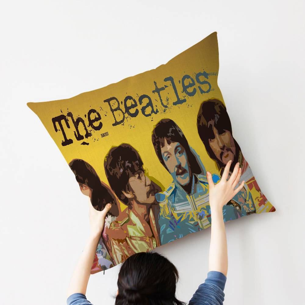 Band Singer The B-Beatles Pillow Gifts Home Office Furnishings Bedroom Sofa Car Cushion Cover case 45x45cm