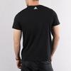 adidas T Shirts Men's Black Crew Neck Moderate Straight Fit DY8721