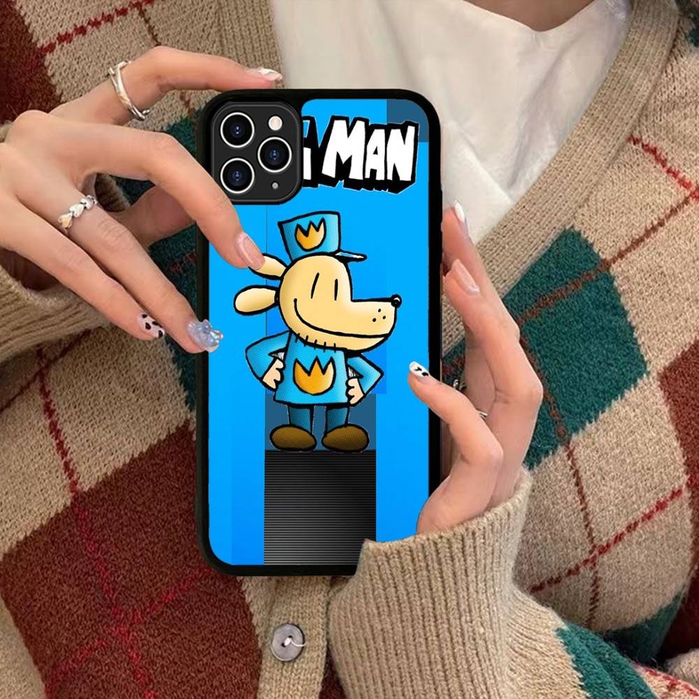 

Dog Man Phone Case For IPhone 17 16 Pro Max Air 13 12 Mini 14 15 Plus 11 PC+TPU Back Cover iPhone 12 pro