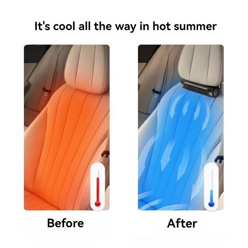 New USB Car Fan Car Universal High Wind Refrigeration Electric Fan Car Interior Cooling Rear Seat Fan