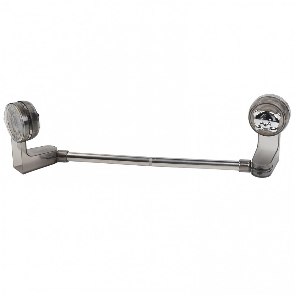 Adjustable Suction Cup Towel Bar Stainless Steel Design for Easy Setup