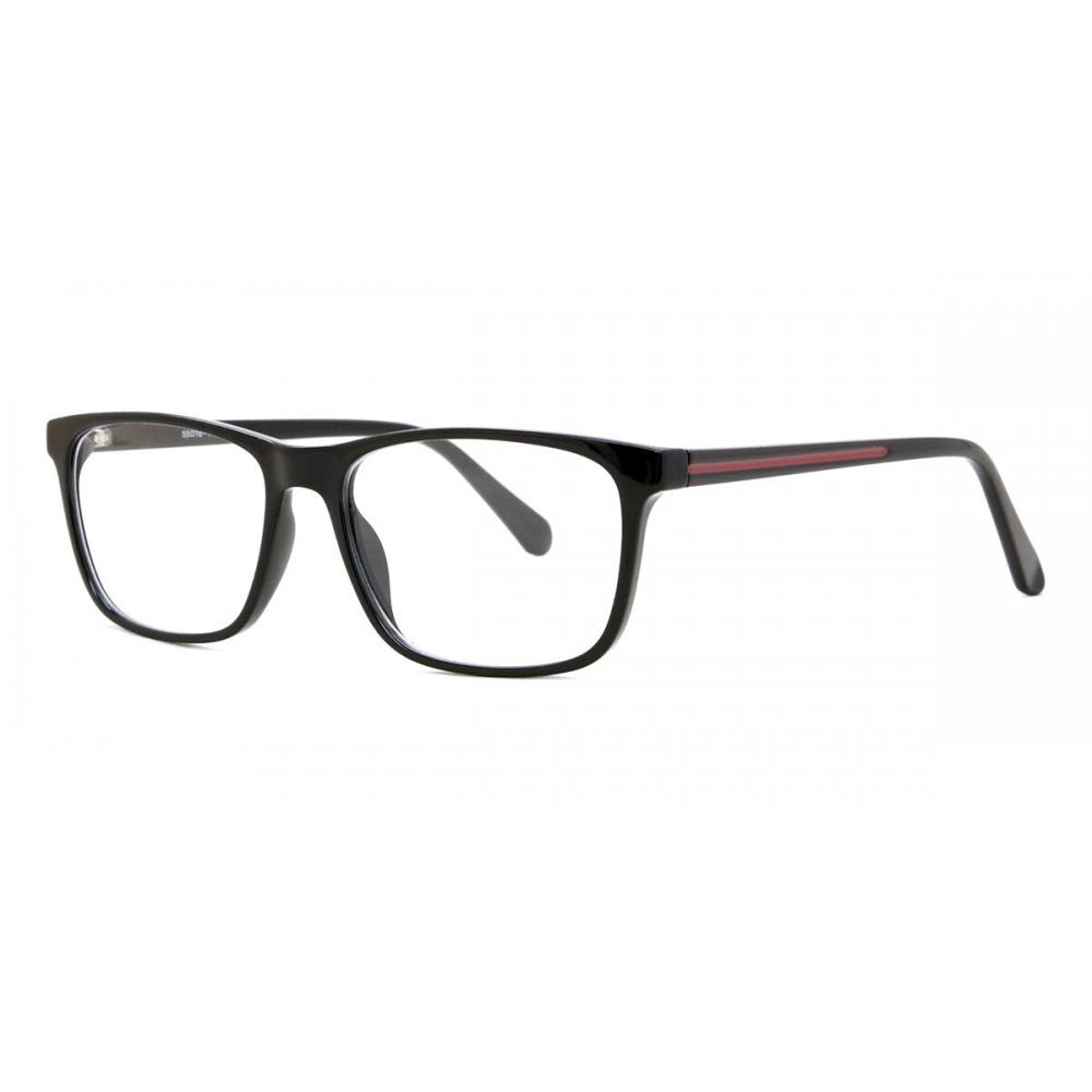 Full Rim Rectangle Black Smartbuy Collection Nyree Cp111 Fashion Unisex Eyeglasses