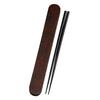 Tatsumiya Holz 23,0 Ovales Essstäbchen-Etui-Set, Urushi-Lackierung, Größe: Ca.. B24,8 T3 H1,3 33