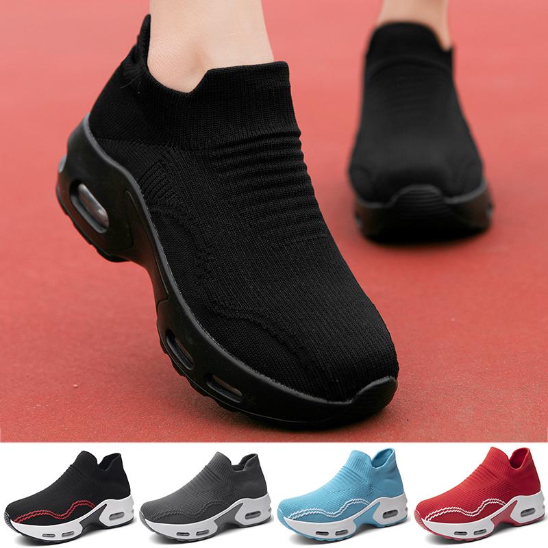 Buy Women Casual Air Cushion Sneaker Outdoor Breathable Trainers