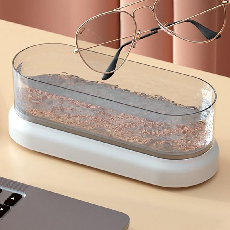 Ultrasonic Jewelry Cleaner Electric Professional Multi-functional Vibration Wash Box for Glasses Watch Ring Earrings Necklace