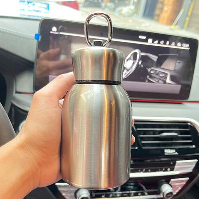 300 ml mini izoliuotas stiklinės puodelis nerūdijančio plieno terminio vandens butelis karštiems šaltiems gėrimams, nepralaidus kelioninis kavos puodelis