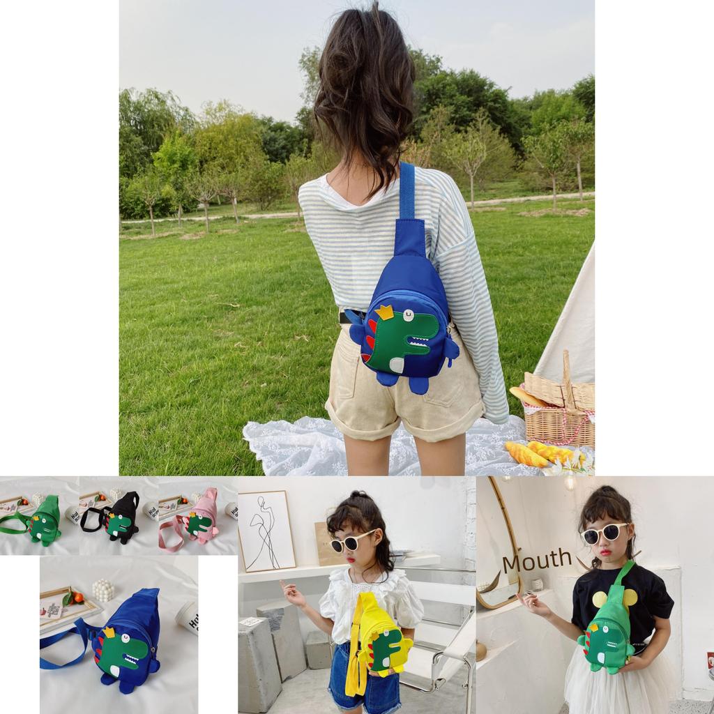 Adorable Dinosaur Kids Chest Bag Lightweight And Stylish Crossbody Backpack For Children