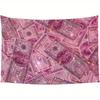 Pink Cash Tapestry Glamorous and Luxurious Wall Art for a Chic Stylish and Affluently Elegant Decor Statement