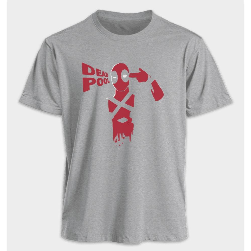 Men's and Women's T-shirts Deadpool Summer American Spring and Autumn New Classic Oversized Sporty Style Short-sleeved