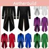 Tailcoat Steampunk Long Tuxedo Medieval Prince Victorian Gothic Coat Halloween
