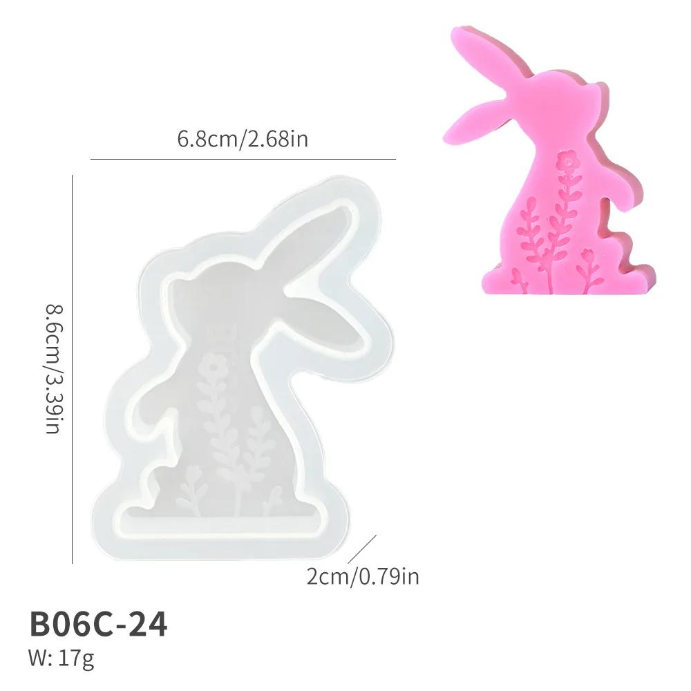 

DIY Easter Bunny Silicone Molds - Perfect for Making Resin Casting Candles & Decorations, Candle Making Supplies | Playful Desig