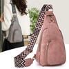 Soft Leather Chest Bag Vintage Fashion Women's Bags Crossbody Bag Backpack