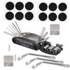 21Pcs Bicycle Tyre Repair Kit Bike Puncture Repair Tool 16 In 1 MultiFunction Tool
