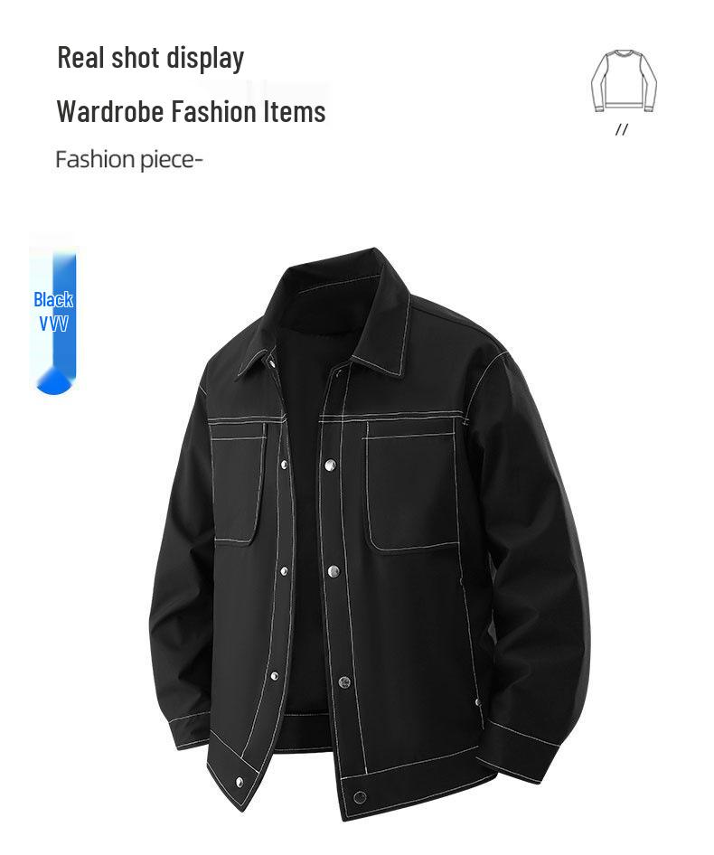 Men's Spring/Autumn Fashionable Lightweight Workwear Jacket