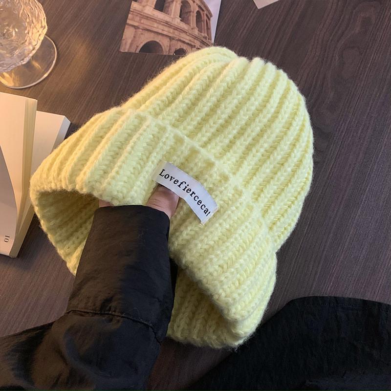 Cozy And Stylish Japanese Knit Slouchy Beanie Hat For Autumn And Winter Wear