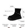 Retro style thick-soled heightening butterfly word with Martin boots women's 2025 new autumn and winter temperament fashion boots