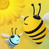 Realistic Car Air Freshener Convenient ABS Bee Shape Magnetic Car Interior Fragrance for Auto