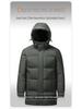 Herren Winter Daunenjacke im Huang Xiaoming Stil - 2025 Warme mittellange Oberbekleidung