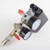 Air Compressor Pressure Switches Control Valves 90-120PSI 220V Replacement Part With Gauges Pressure Relief Valves
