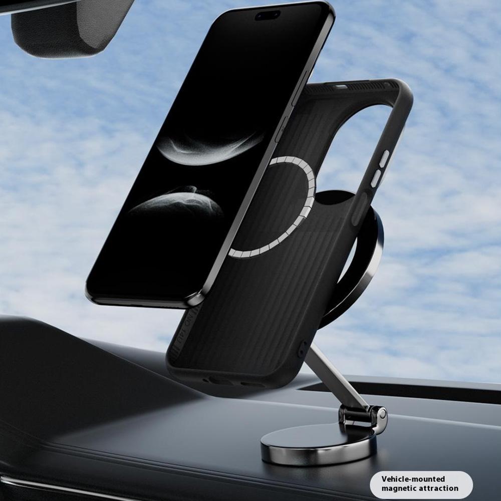 ABEEL For Huawei Nova 14 Pro 5G Case Compatible with MagSafe Printed PC TPU Aluminum Alloy Leather Phone Cover