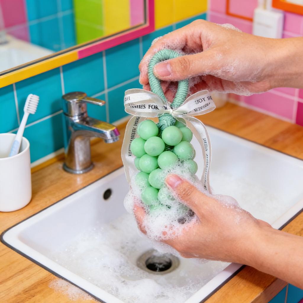 Kristal Üzüm Sabunu, El Yapımı Kristal Üzüm Sabunu, Nazik Temizleyici Sabun, Dekoratif Sabun Barlar, El Yıkama ve Ferahlatma İçin, Unisex