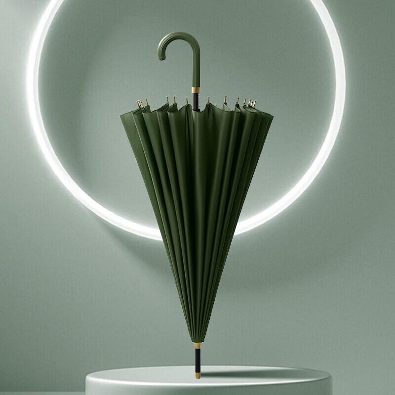 MAYDU 24-Rib Windproof Large Straight Umbrella