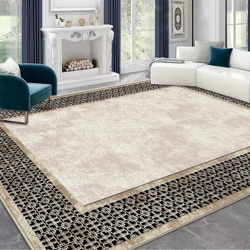 Geometric Carpets Nordic Luxury Living Room Rugs for Bedroom Sofa Table Beside Large Area Rug Home Decor Mats Tapete Mat