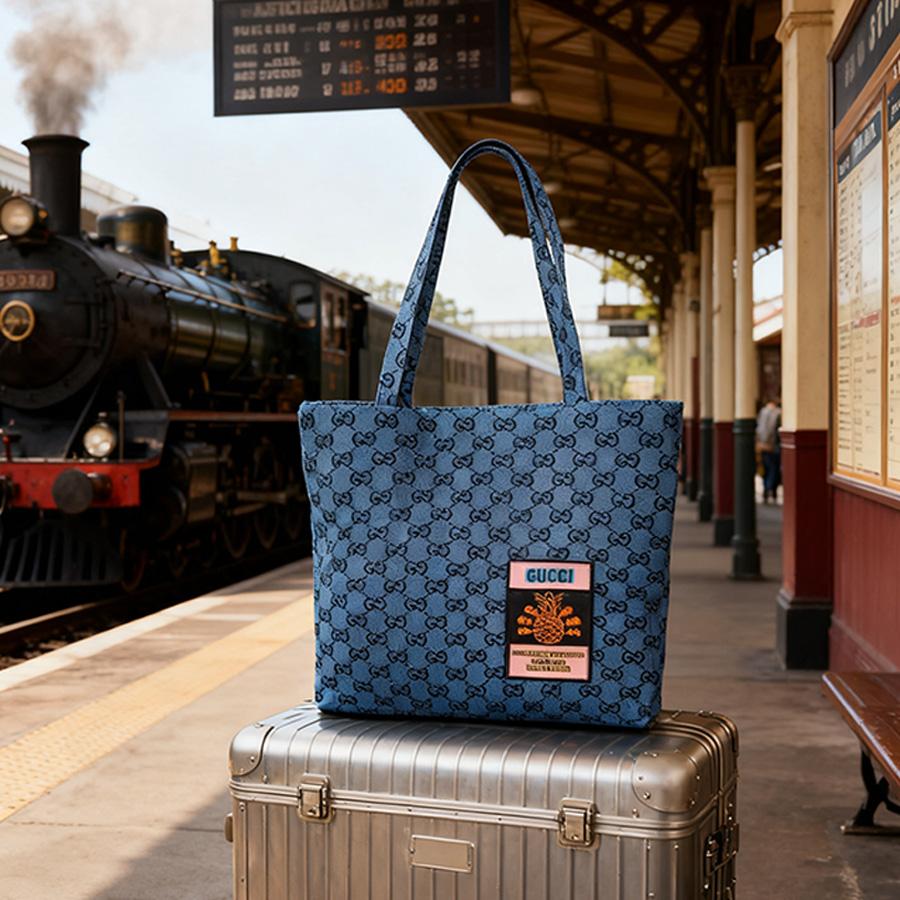 Gucci Women's handBag, Made Of Pure Cotton And Canvas. Suitable For Commuting And Parties. Environmentally Friendly