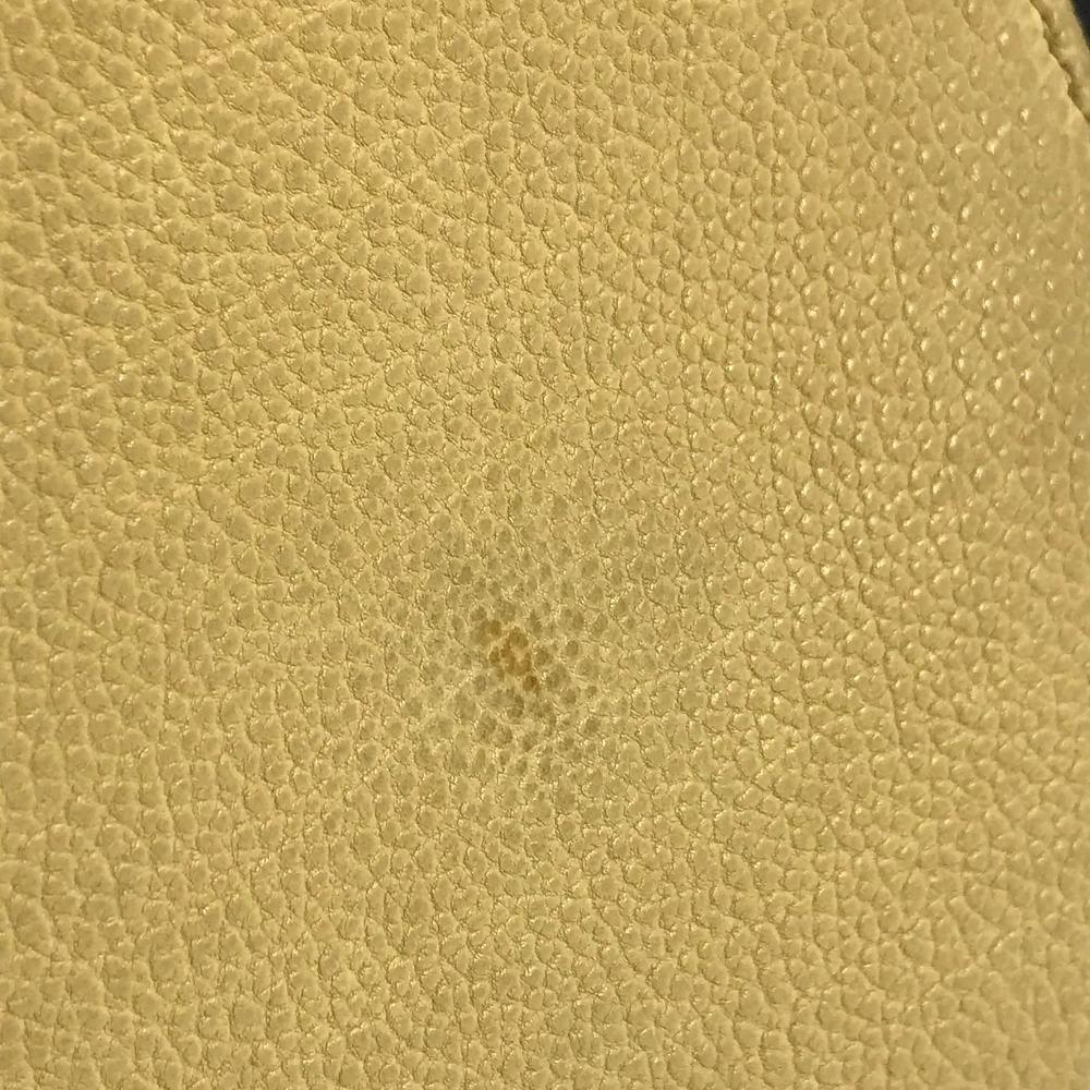 Celine Zweifarbige Kante Handtasche Fransen Quaste Umhängetasche Leder Beige/Marine